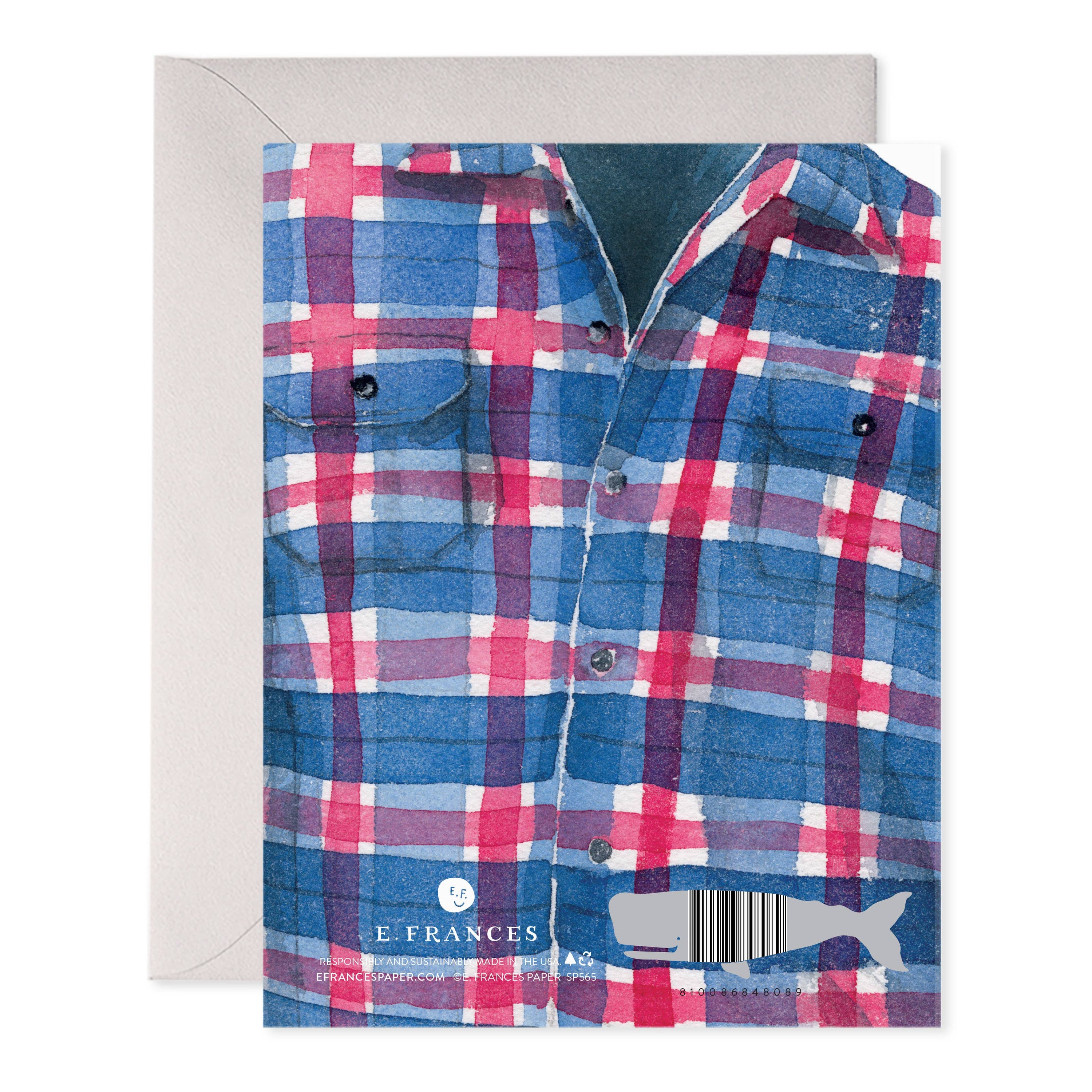 Plaid Dad Father's Day Card