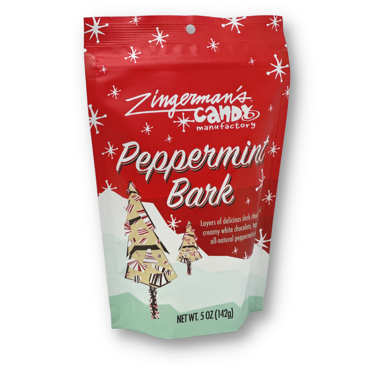 Peppermint Bark Large Pouch