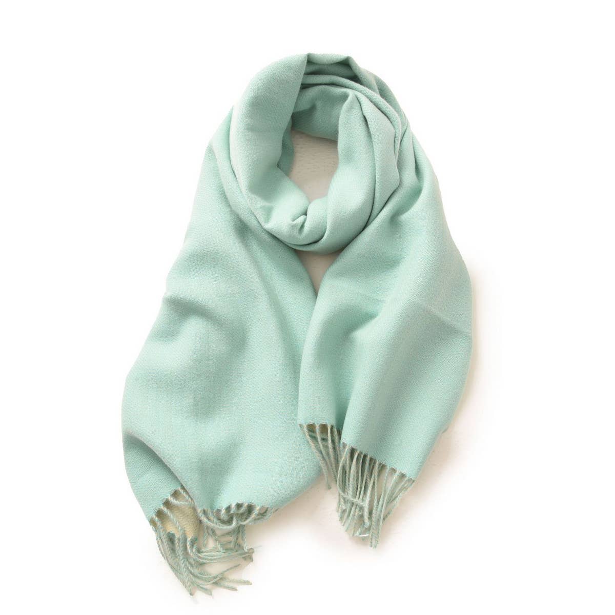 Wine Soft Faux Cashmere with Tassels