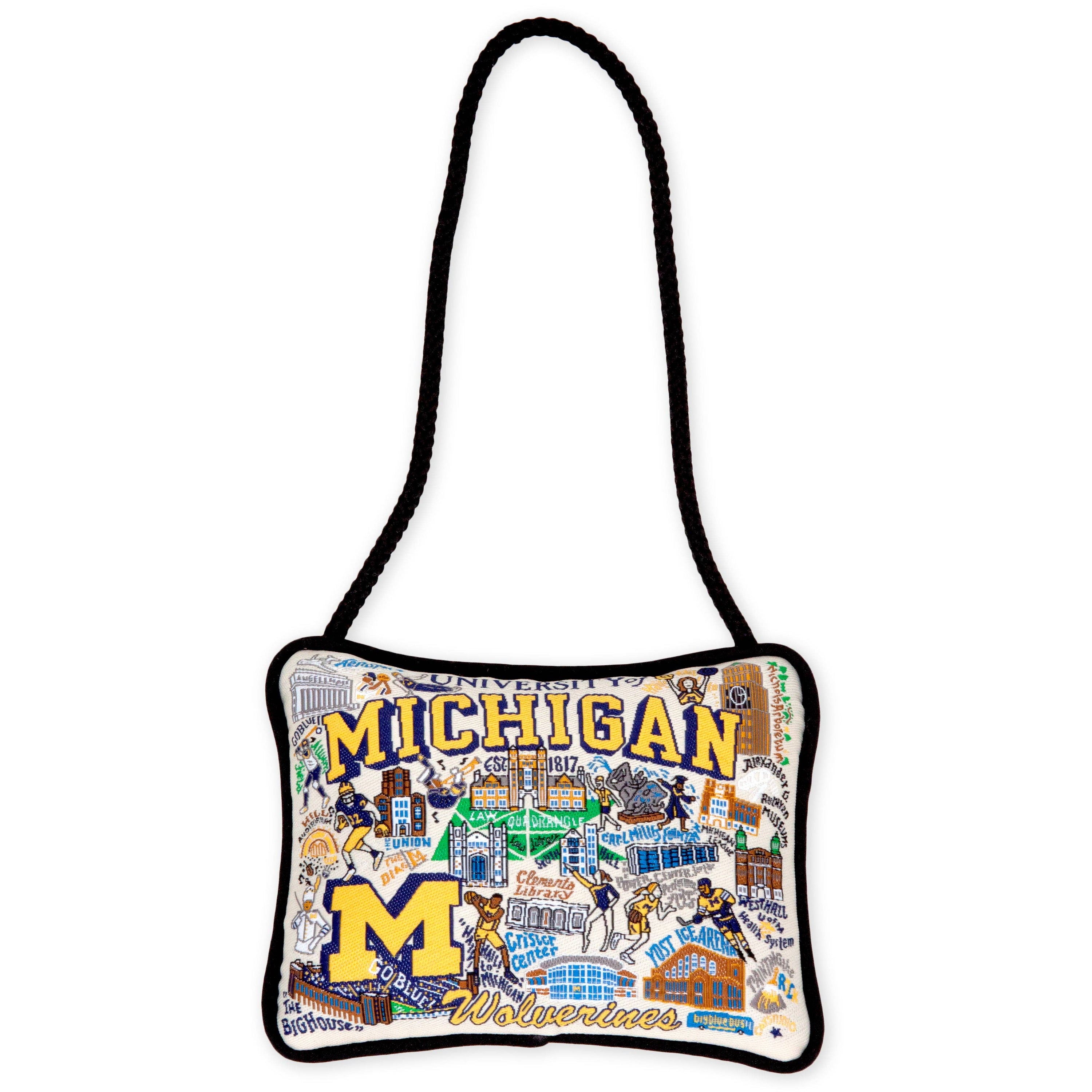 University of Michigan Mini Pillow Ornament