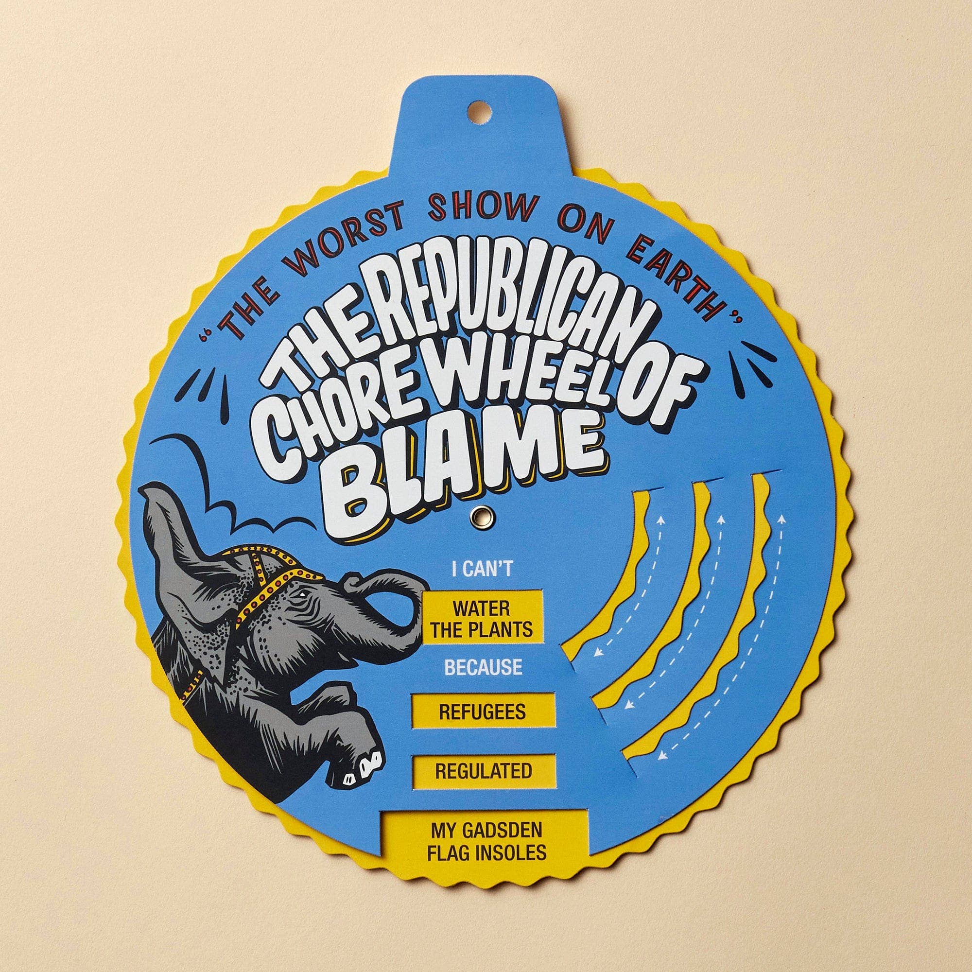 The Republican Chore Wheel of Blame