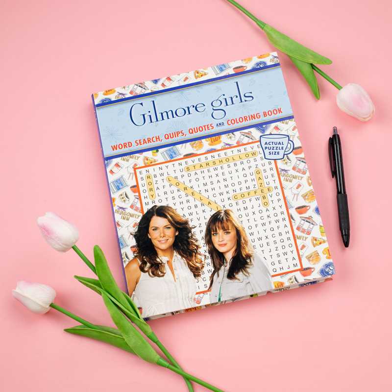 Gilmore Girls Word Search, Quips, Quotes and Coloring Book