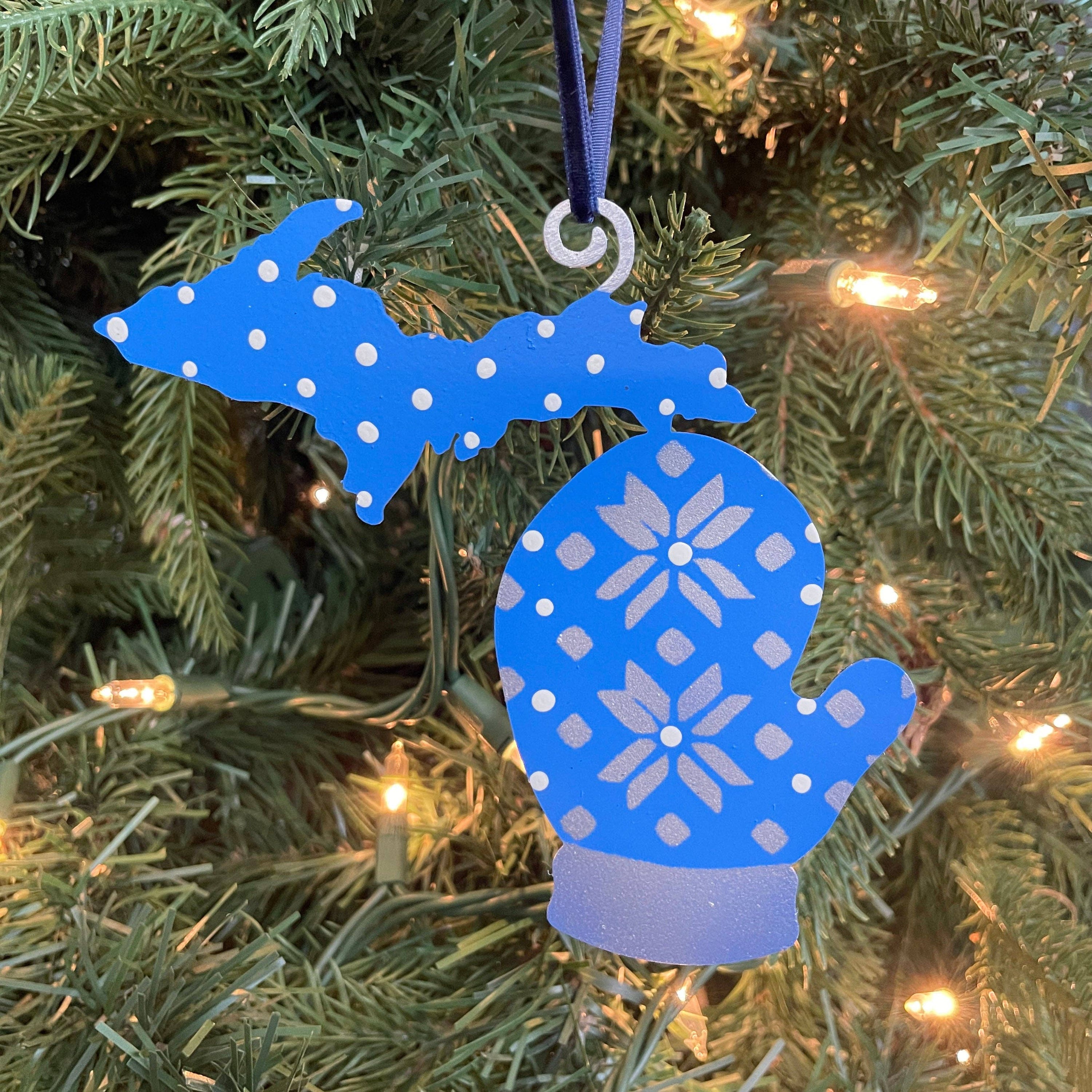 Hawaiian Blues Michigan Ornament