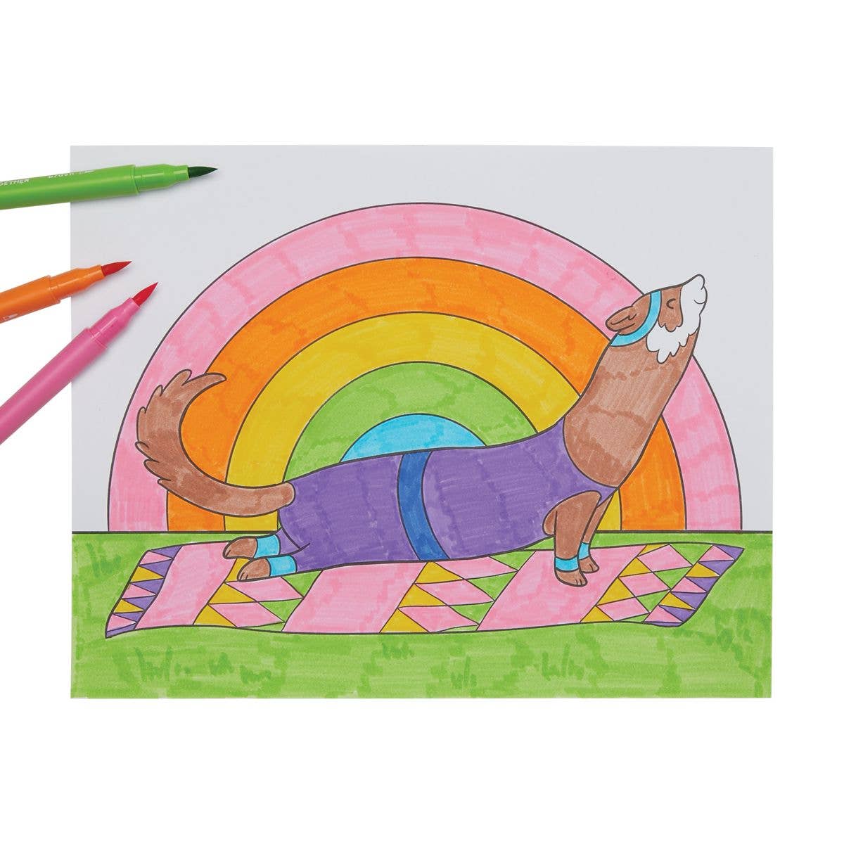Color-In' Book: Work & Play Every Day (8" x 10")