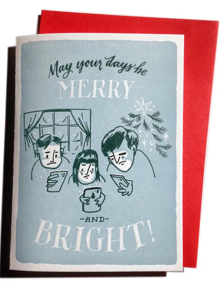 Merry & Bright Screen Card