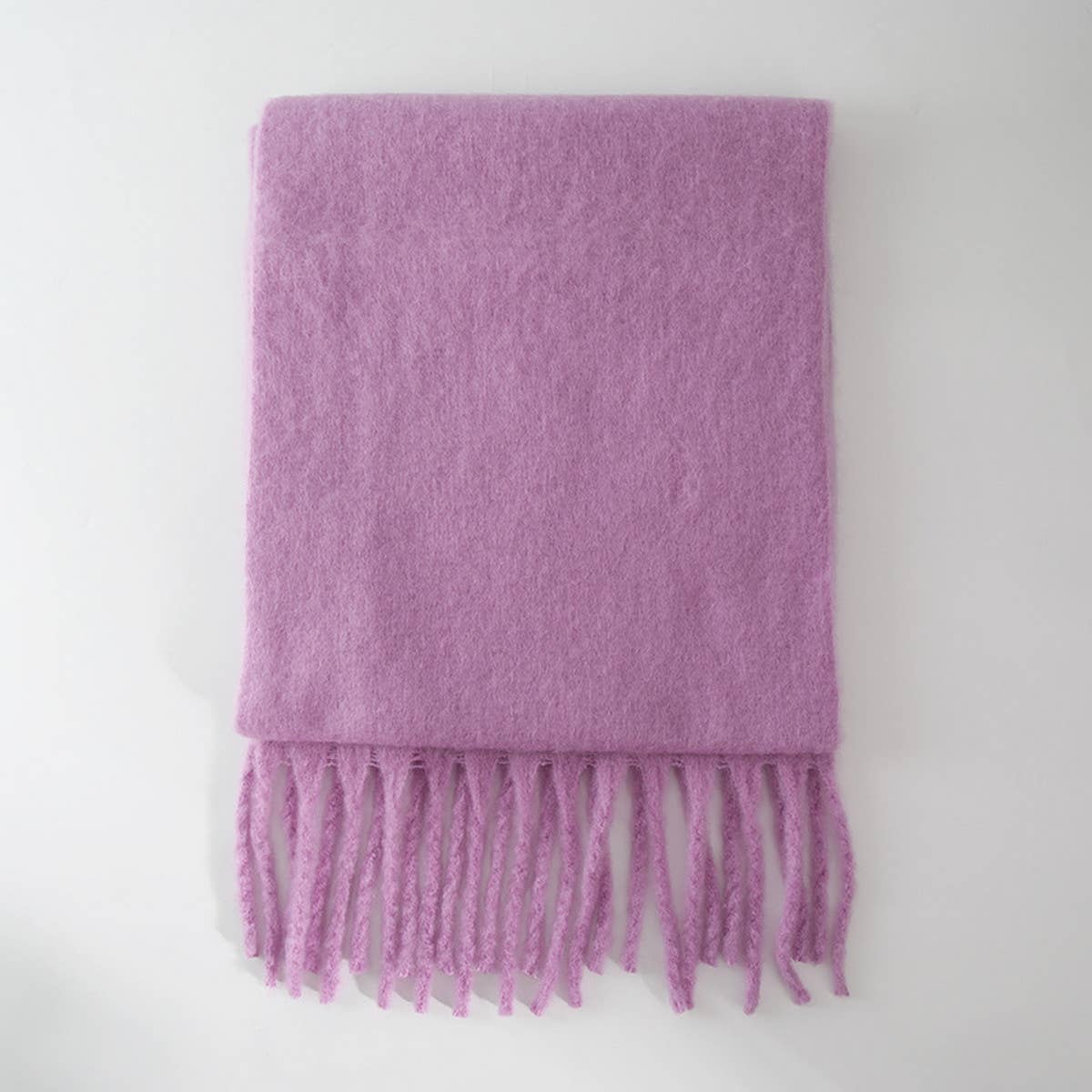 Rust Soft Mohair Feel Scarf