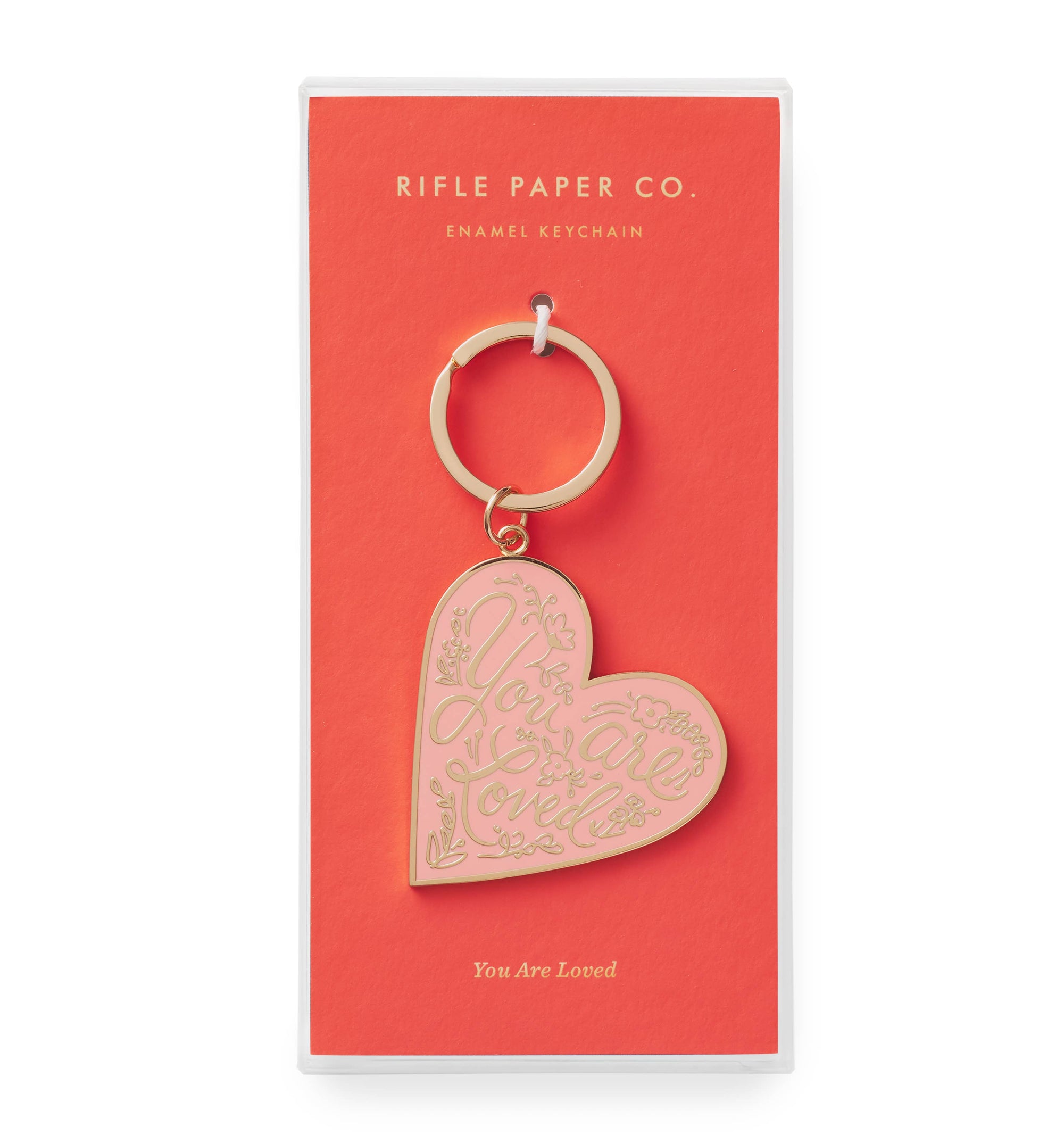 You Are Loved Valentine's Day Keychain