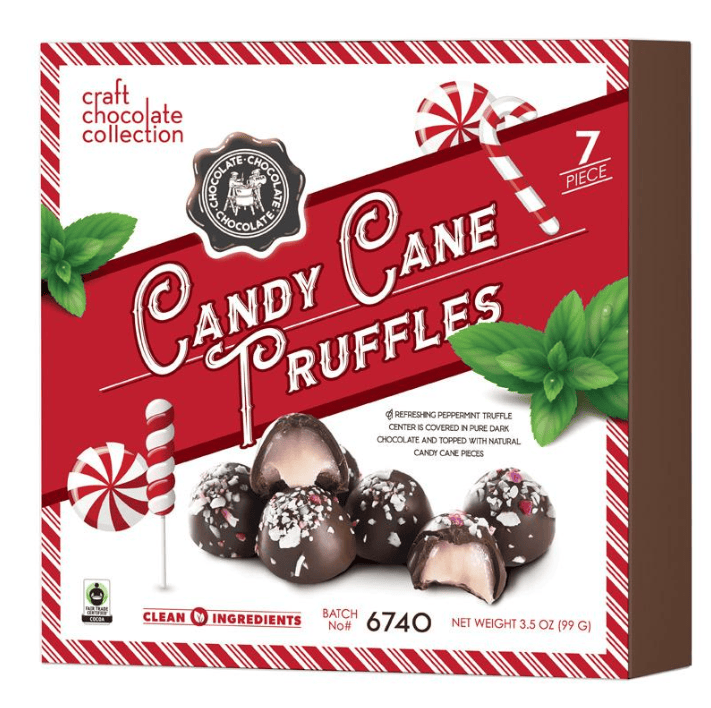 7 PC Candy Cane Truffles