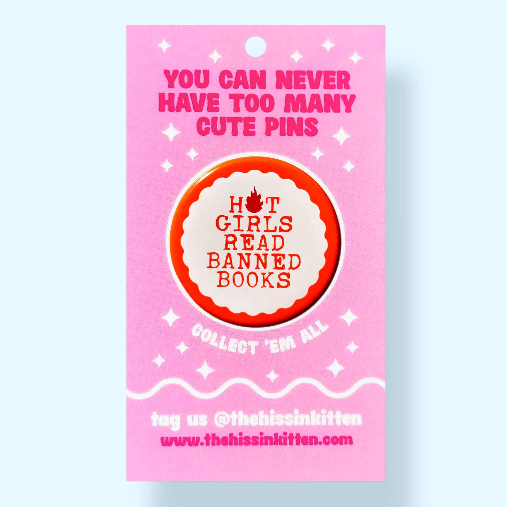 Hot Girls Read Banned Books Pin