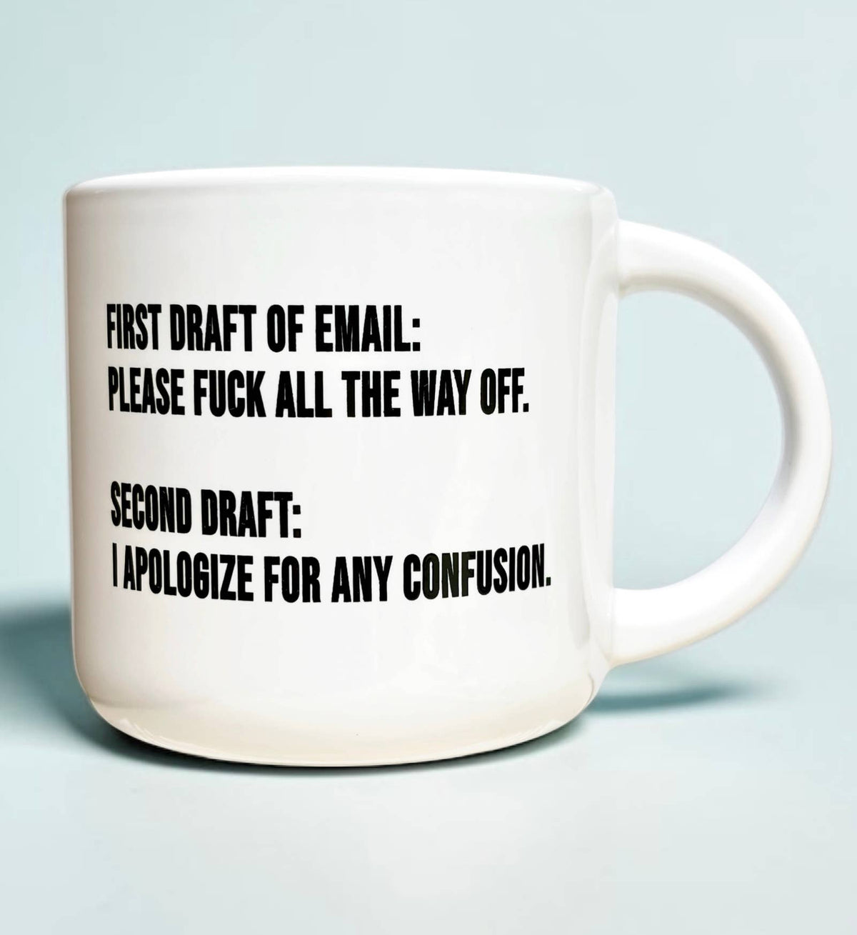 First Draft Email Coffee Mug