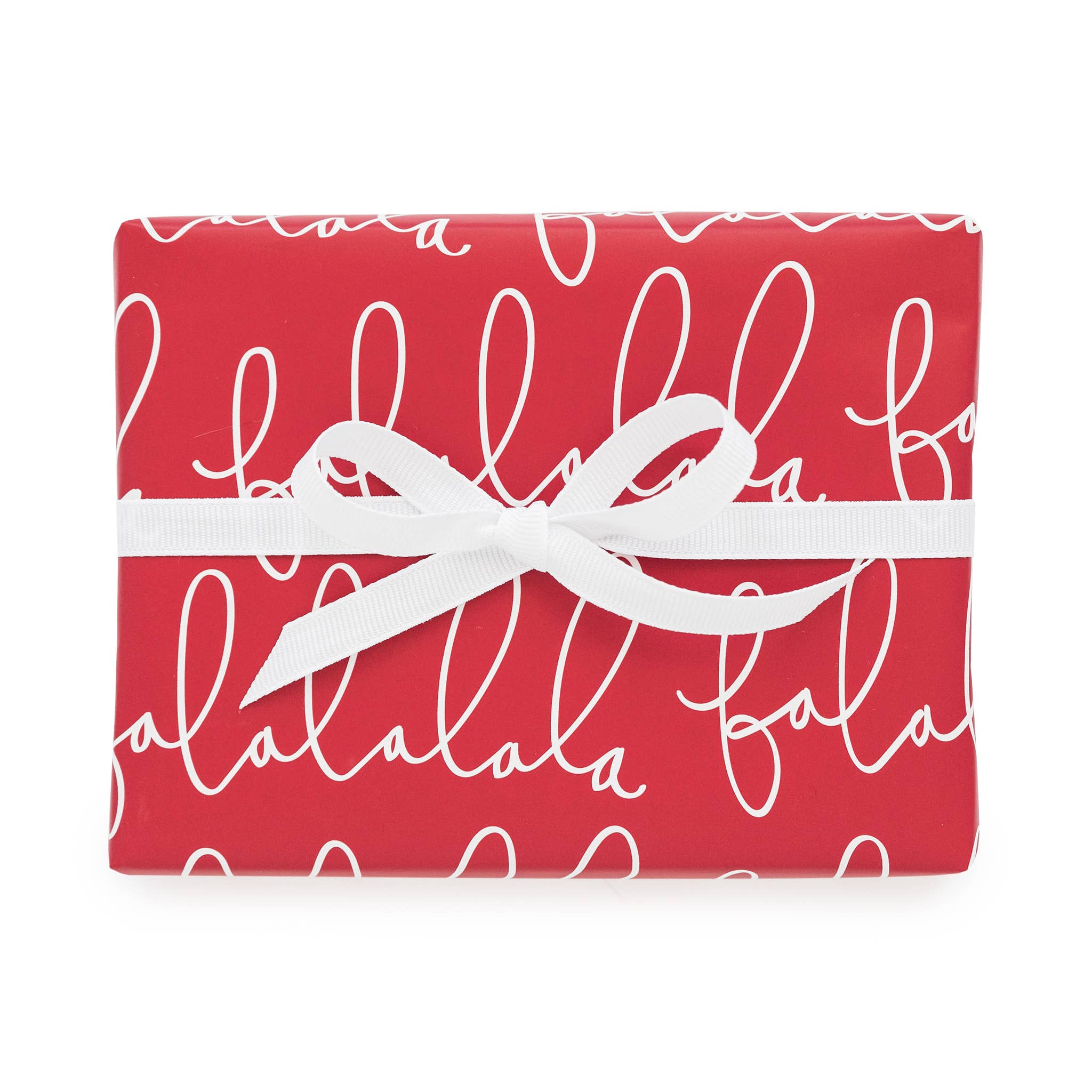 Red Falalala Wrapping Paper Roll