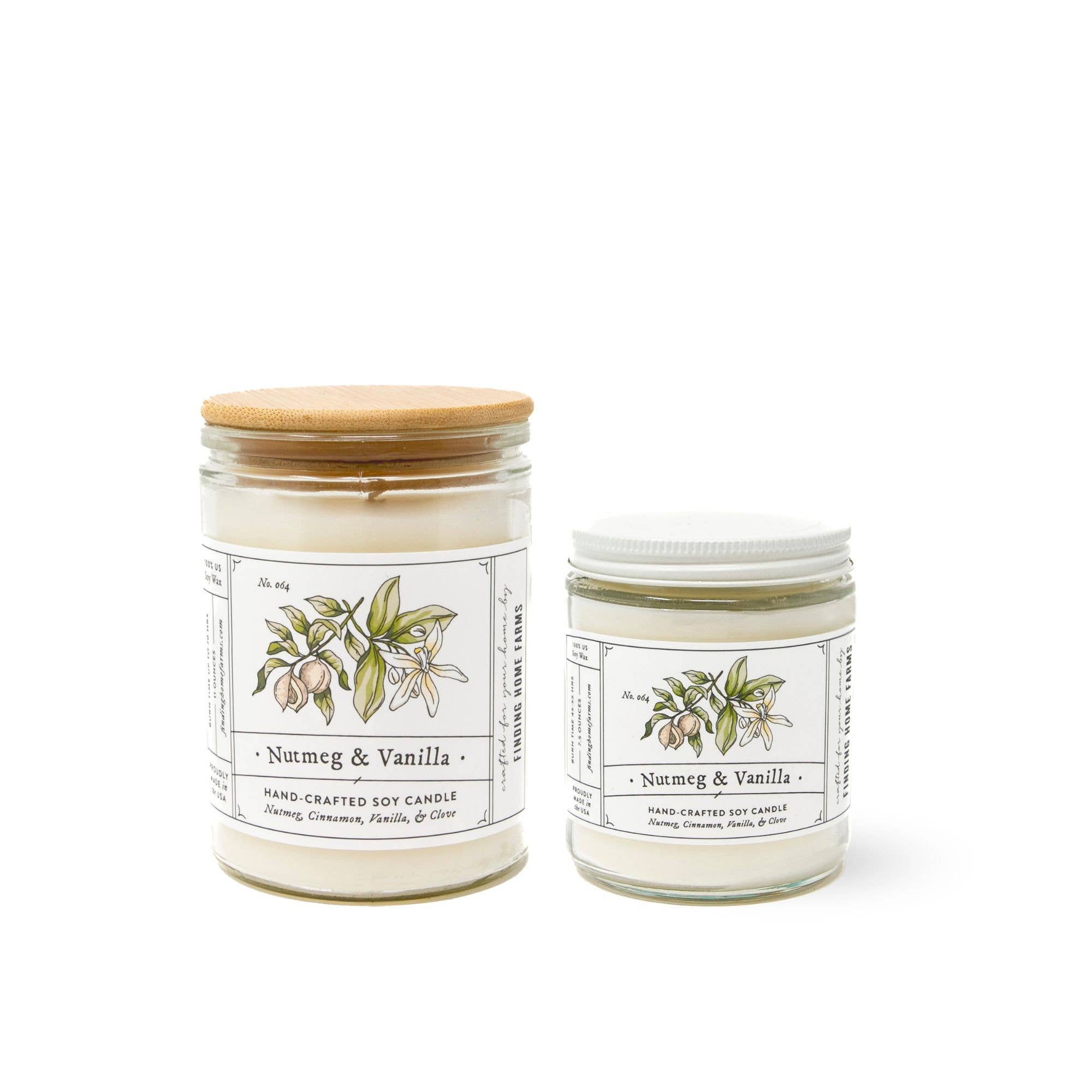 Nutmeg & Vanilla Soy Candle