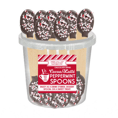 Peppermint Dark Chocolate Spoons