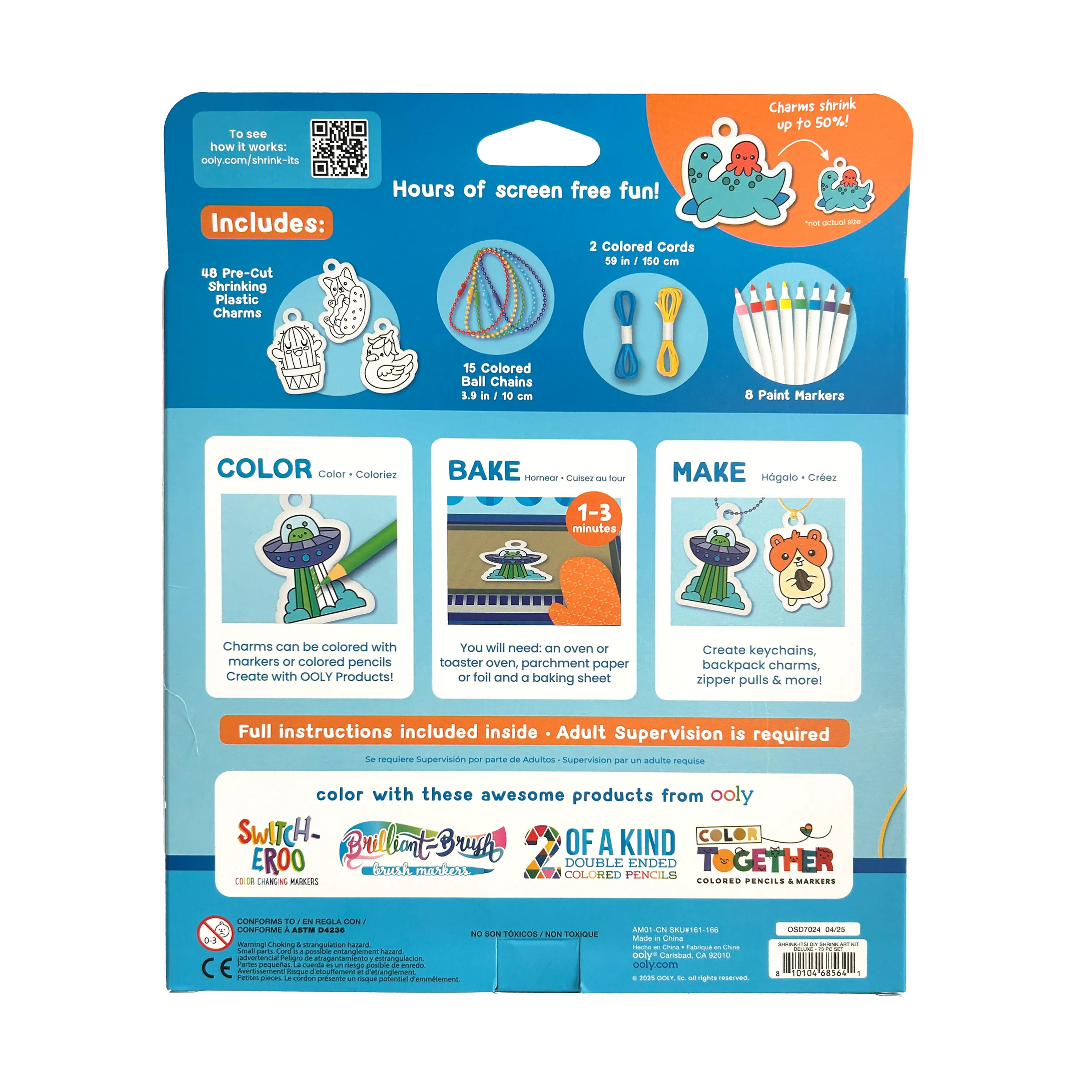 Shrink-Its: D.I.Y. Shrink Art Kit - Deluxe (73 PC Set)