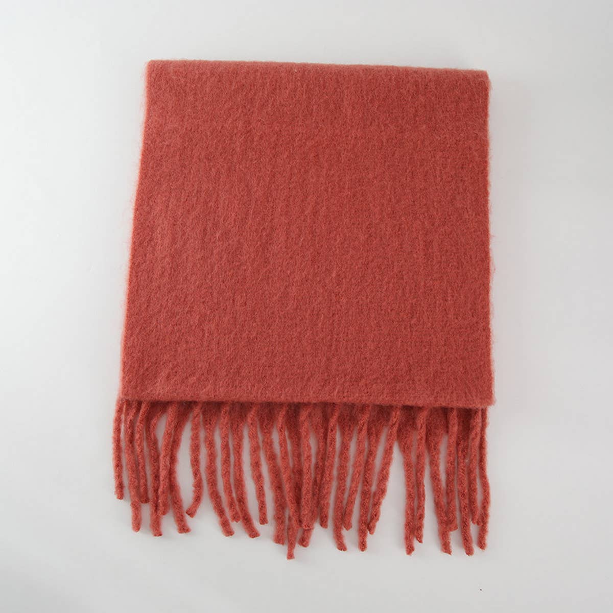 Ginger Soft Mohair Feel Scarf