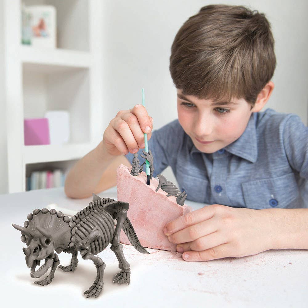 Dig A Dinosaur Skeleton/Triceratops Kit