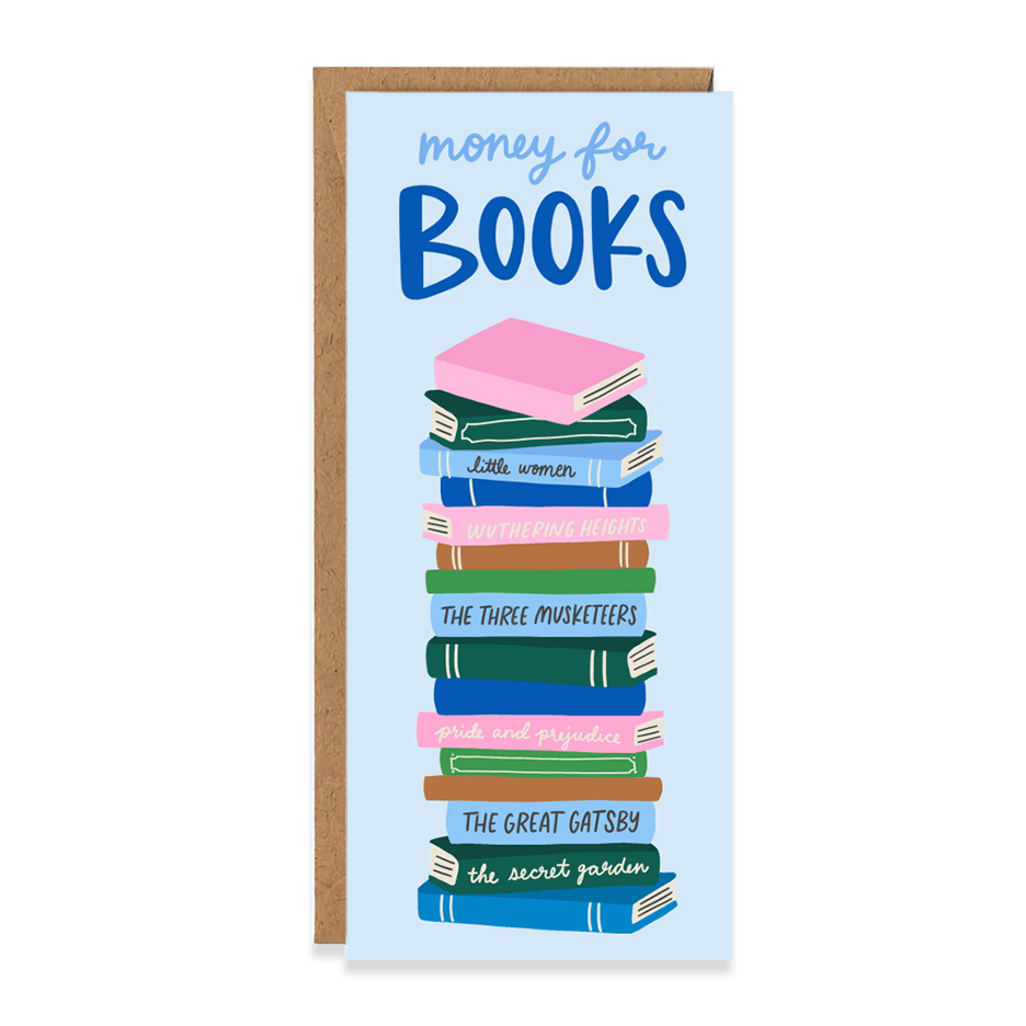 Money for Books Money Holder Card