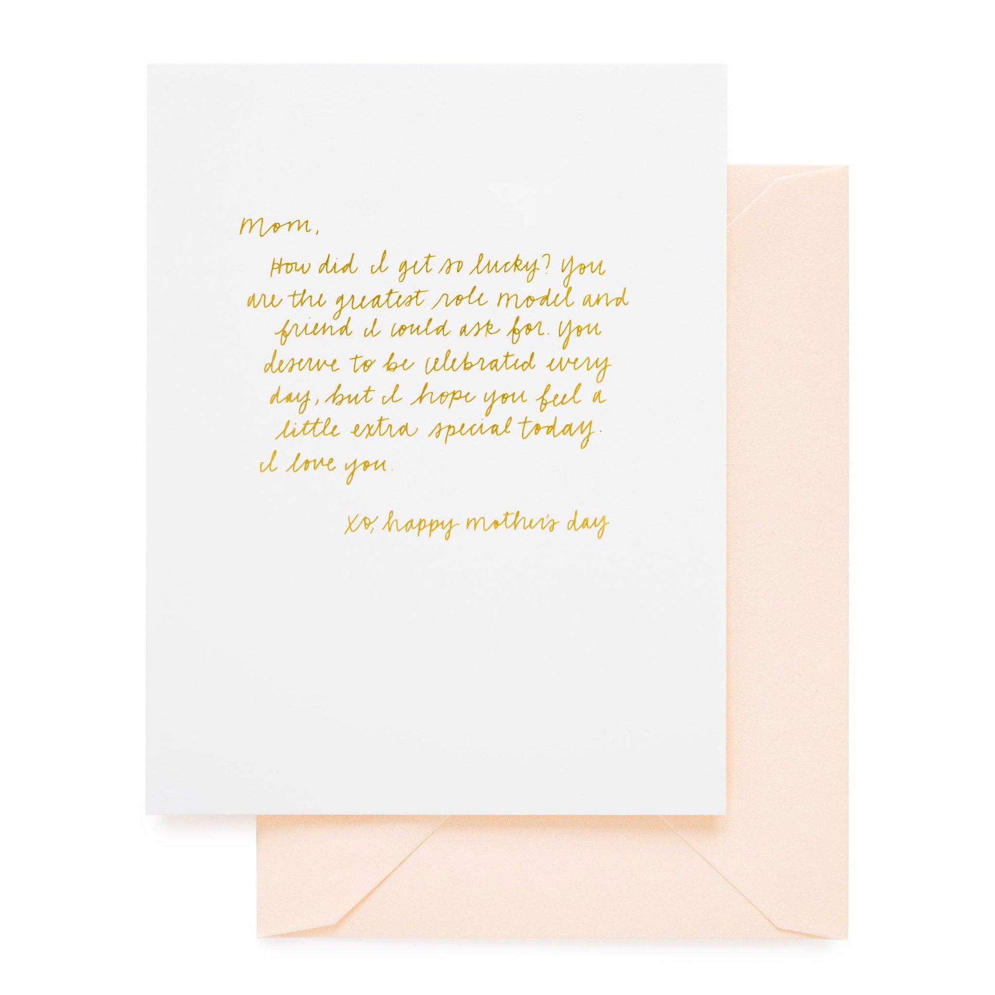 Letter to Mom On Mother's Day Card