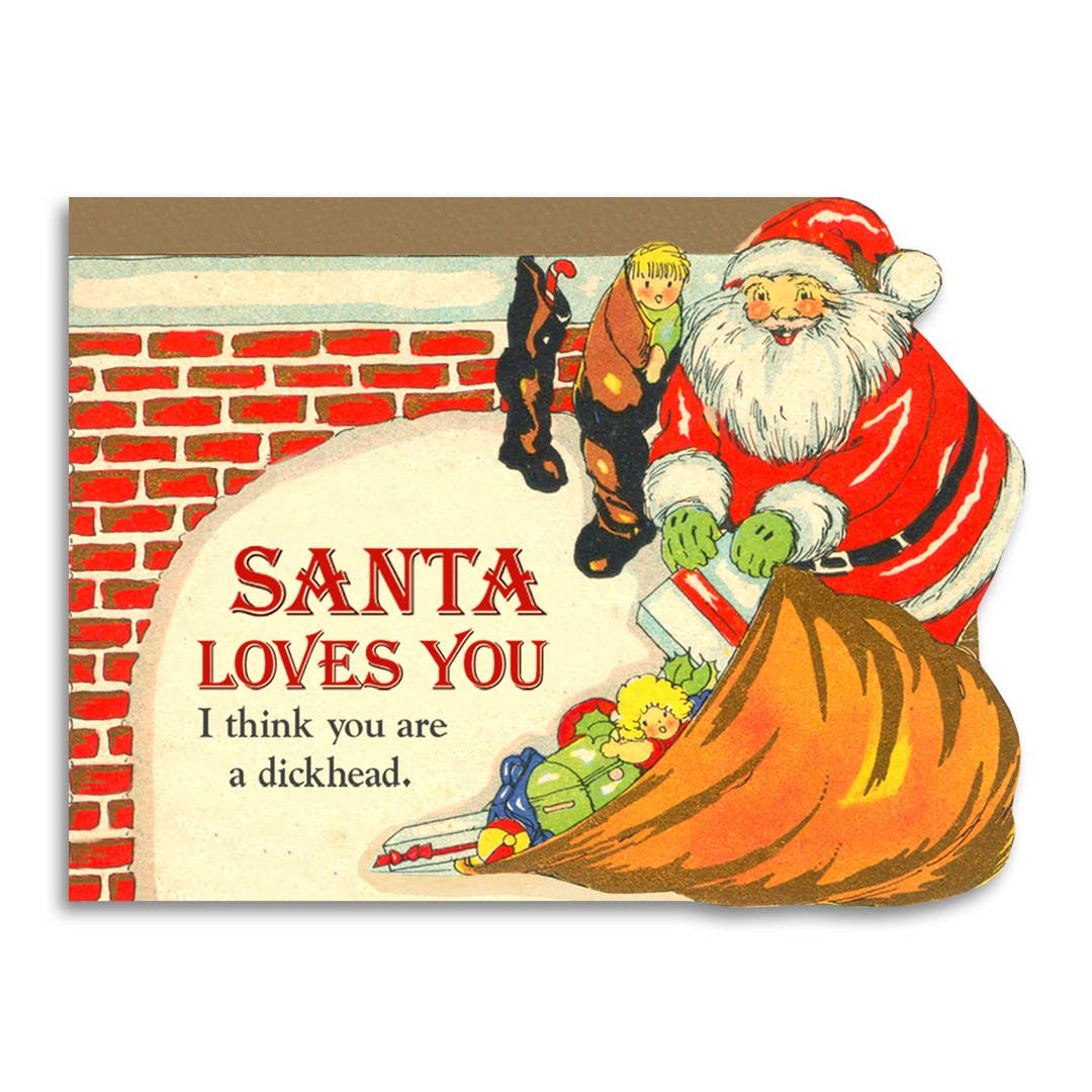 Santa Loves You Card