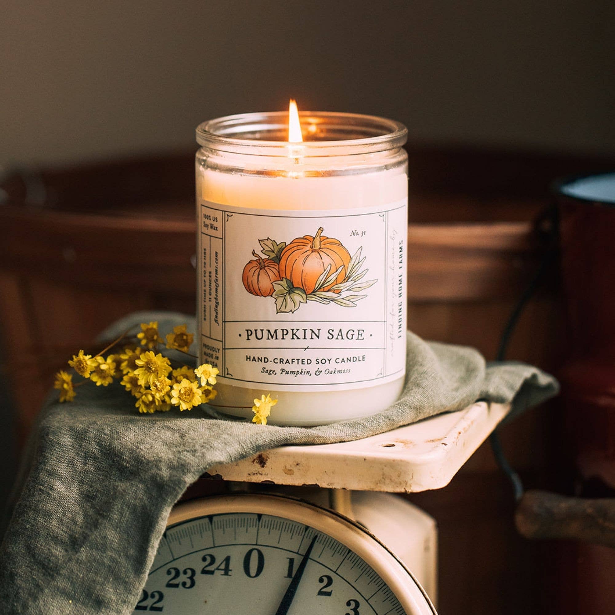 Pumpkin Sage Fall Candle