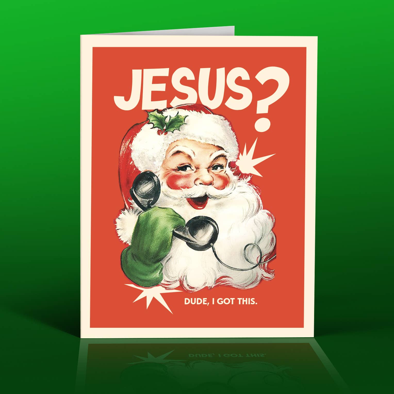 Santa Phone Holiday Card