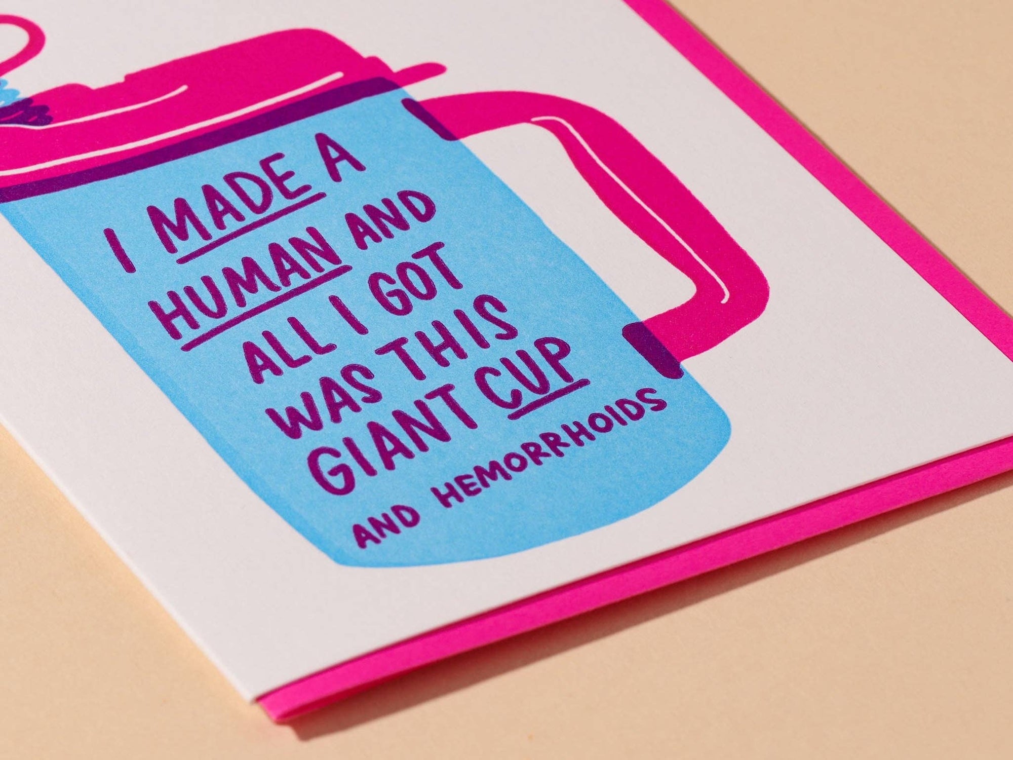 Made a Human (Funny) Card