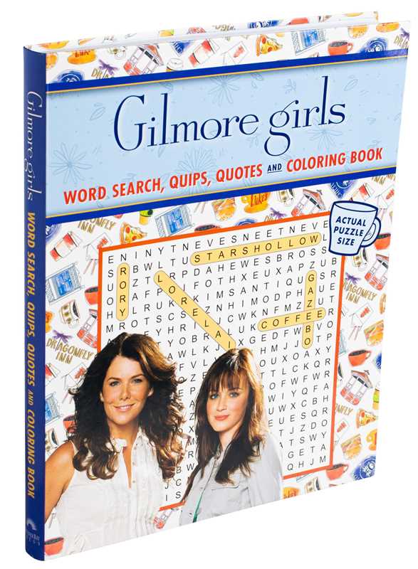 Gilmore Girls Word Search, Quips, Quotes and Coloring Book
