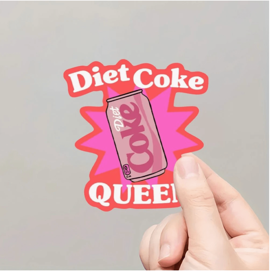 Diet Coke Queen Sticker – Perfect for Diet Coke Lovers