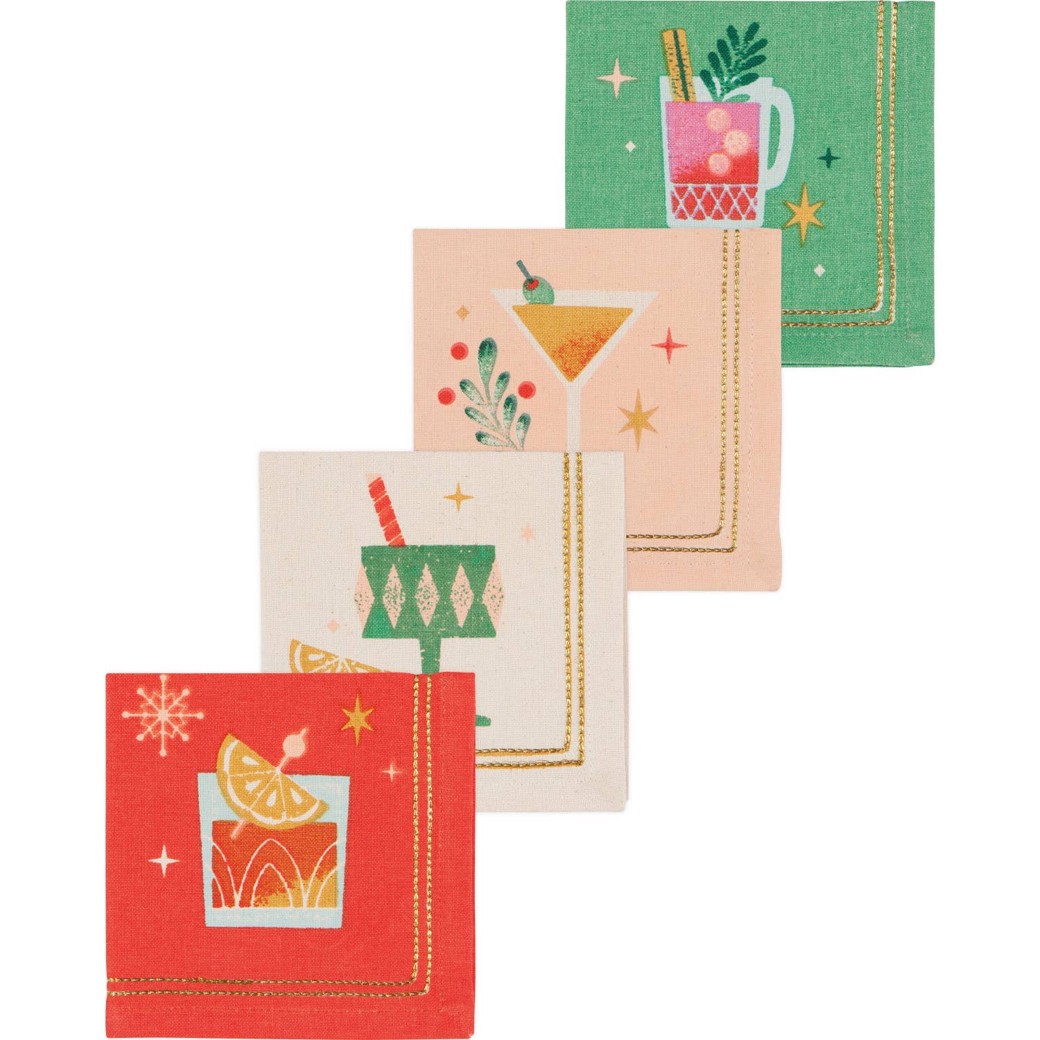 Spirits Bright Holiday Cocktail Napkins