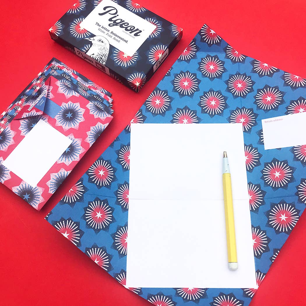 Starburst Pigeon letter pack
