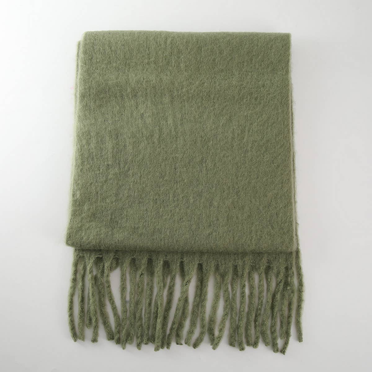 Pink Soft Mohair Feel Scarf