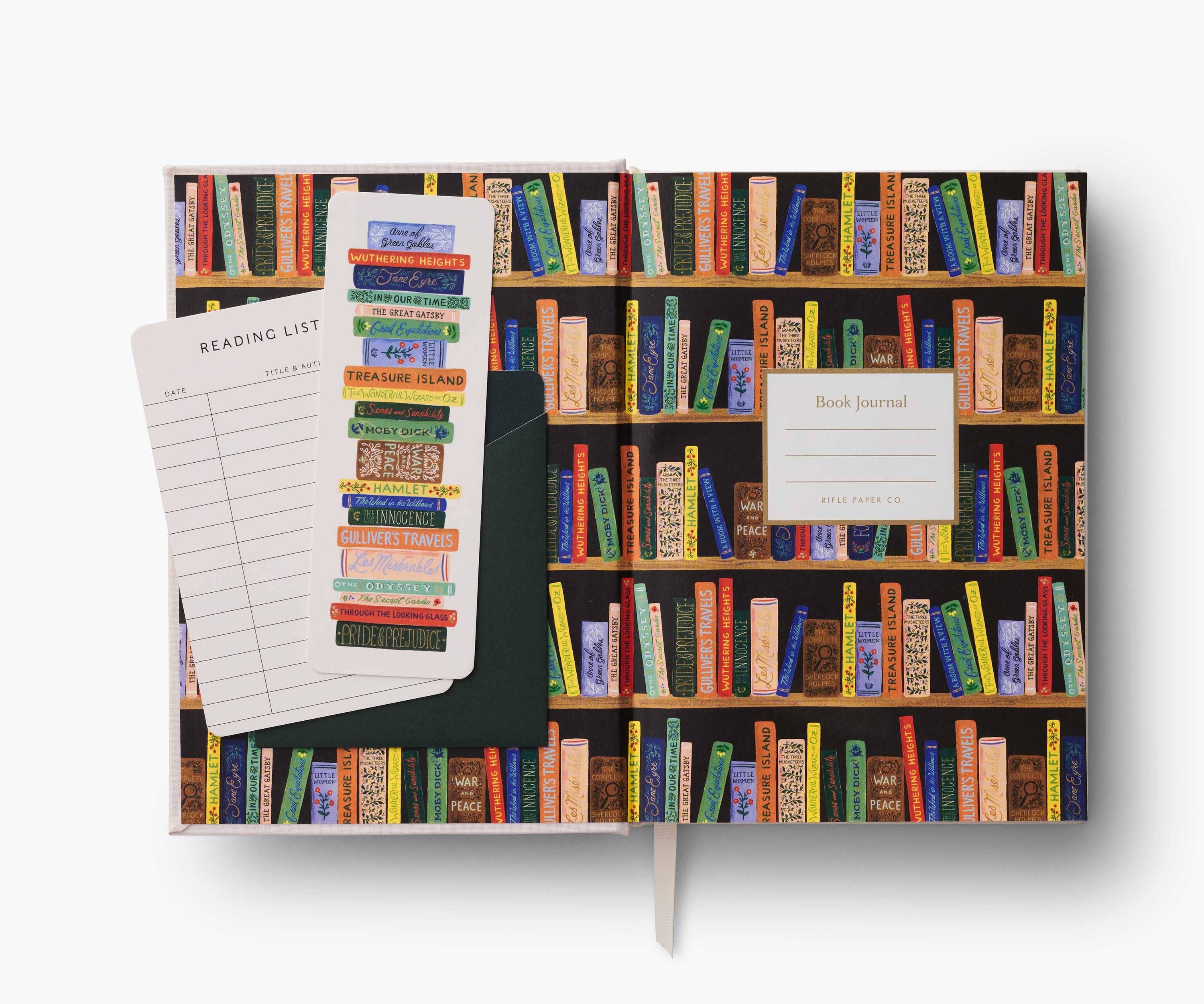Book Club Embroidered Book Journal