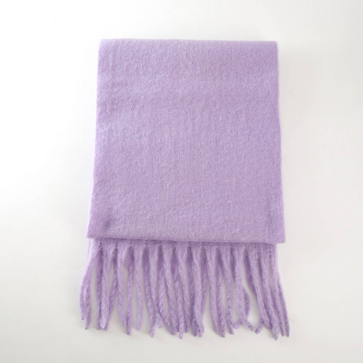 Rust Soft Mohair Feel Scarf