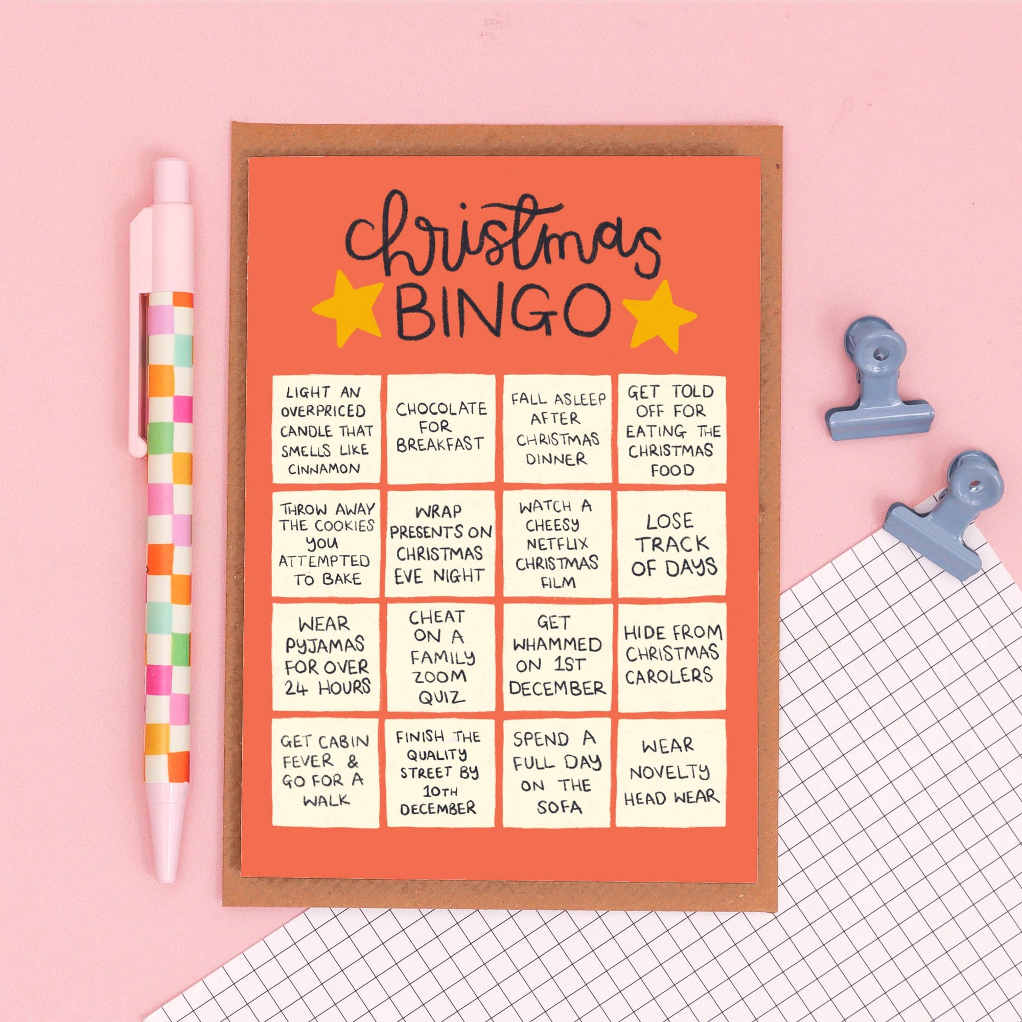 Christmas Bingo Card