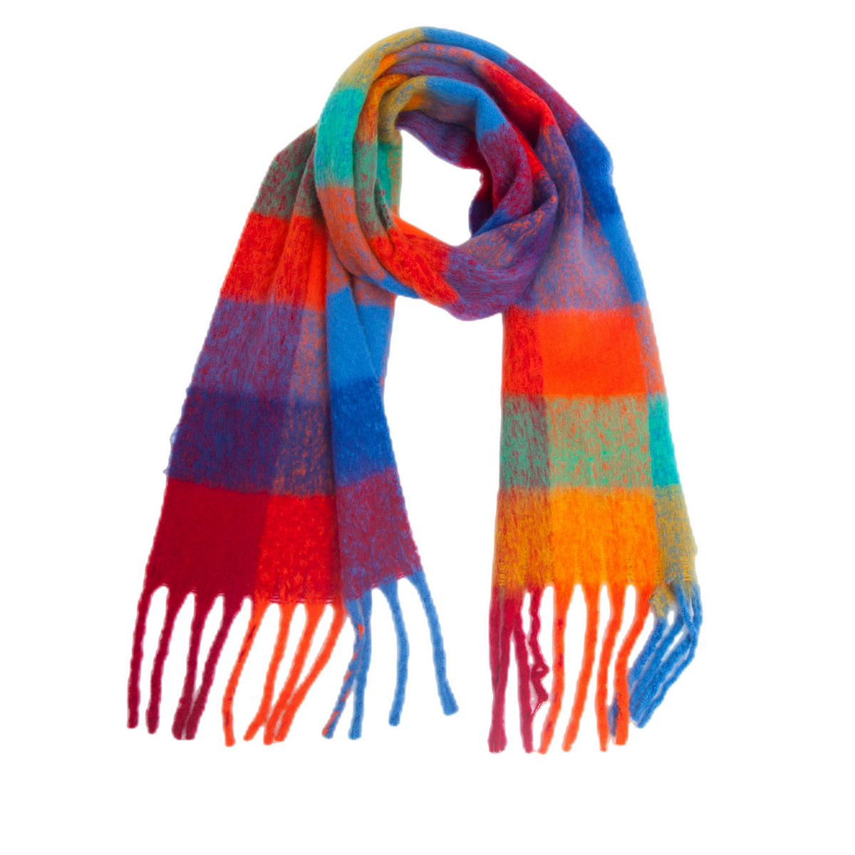 Primary Bright Blanket Scarf