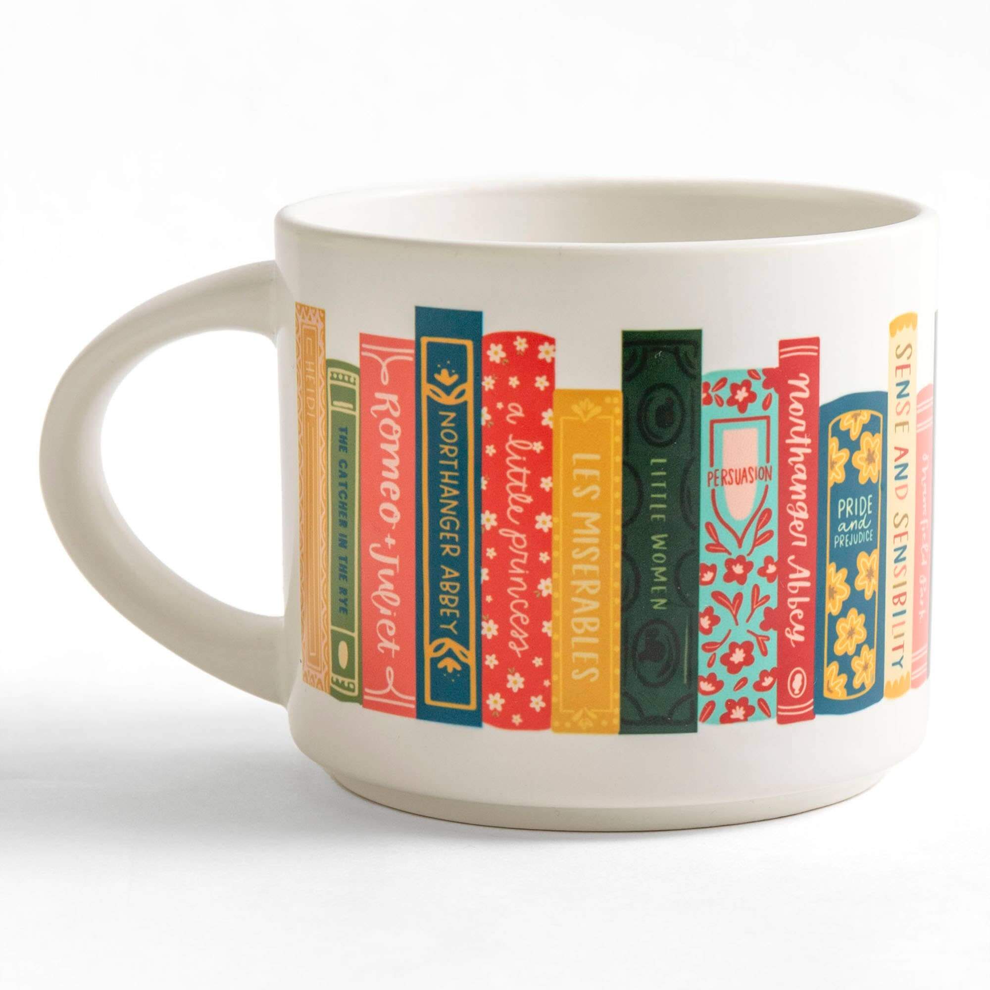 Book Stack Ceramic Mug