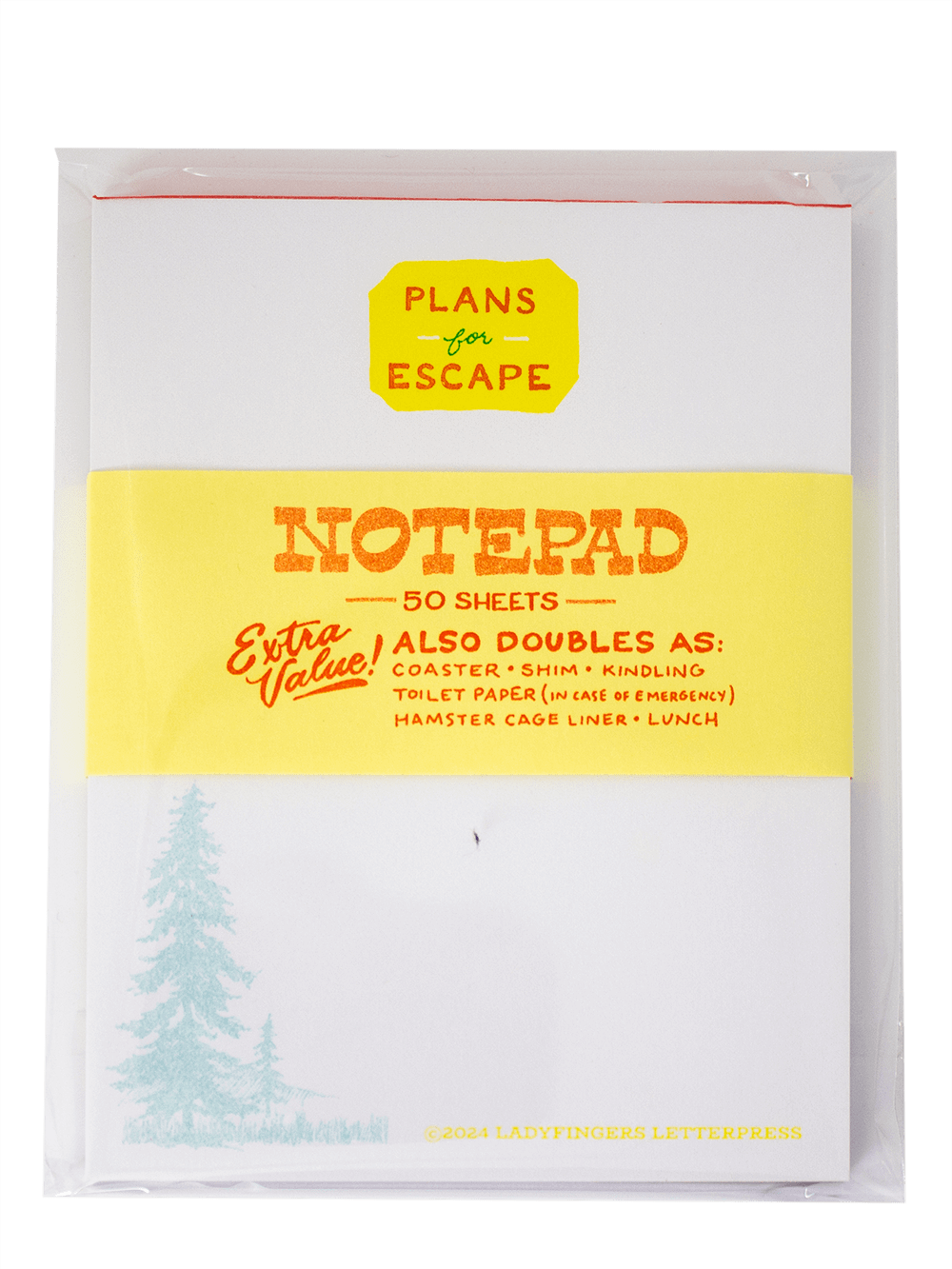 Plans for Escape Risograph Notepad