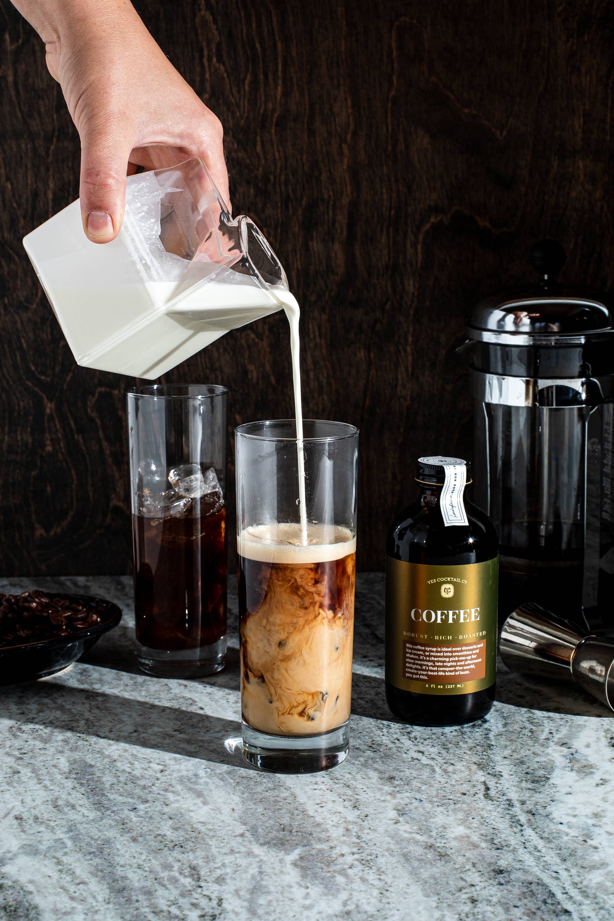 Cold Brew Coffee Syrup Mixer