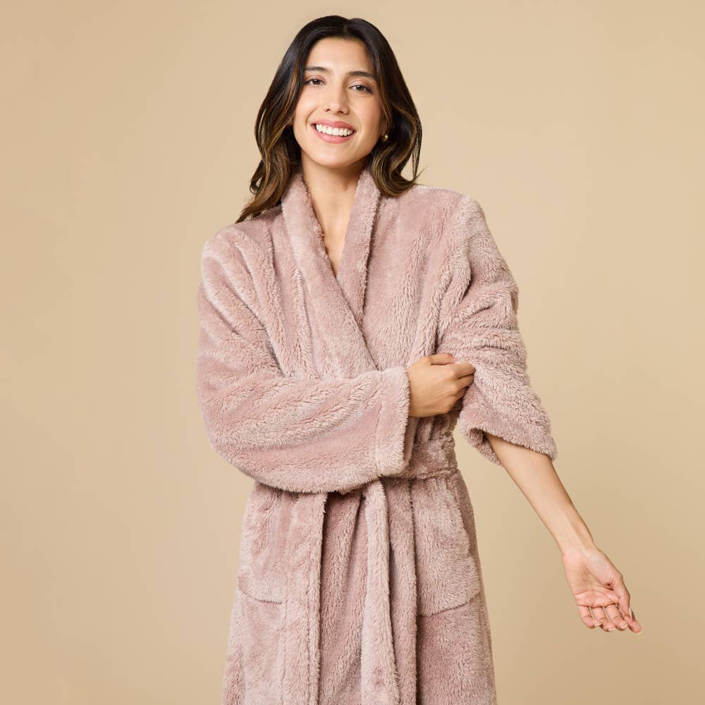 DreamPlush Almond Wrap Robe