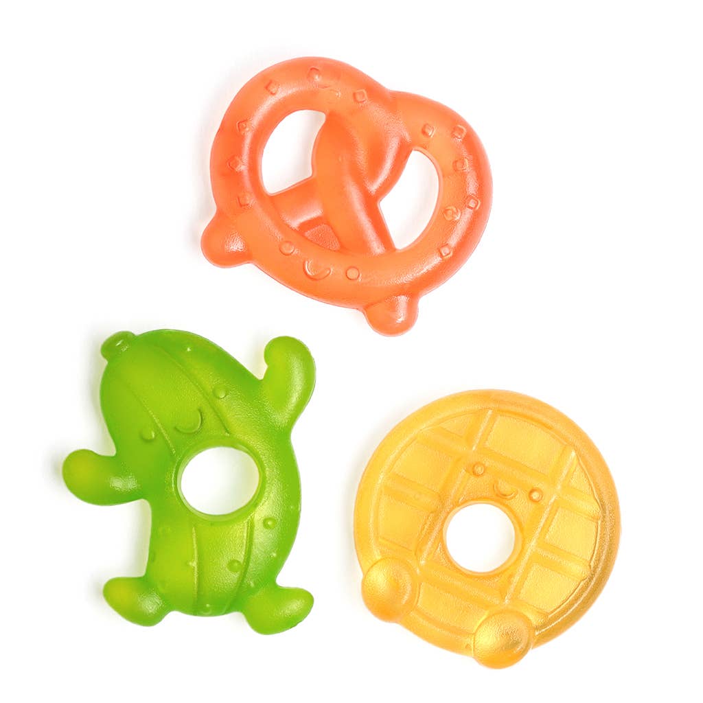 Dino Cutie Coolers™ Water Filled Teethers 3-pack