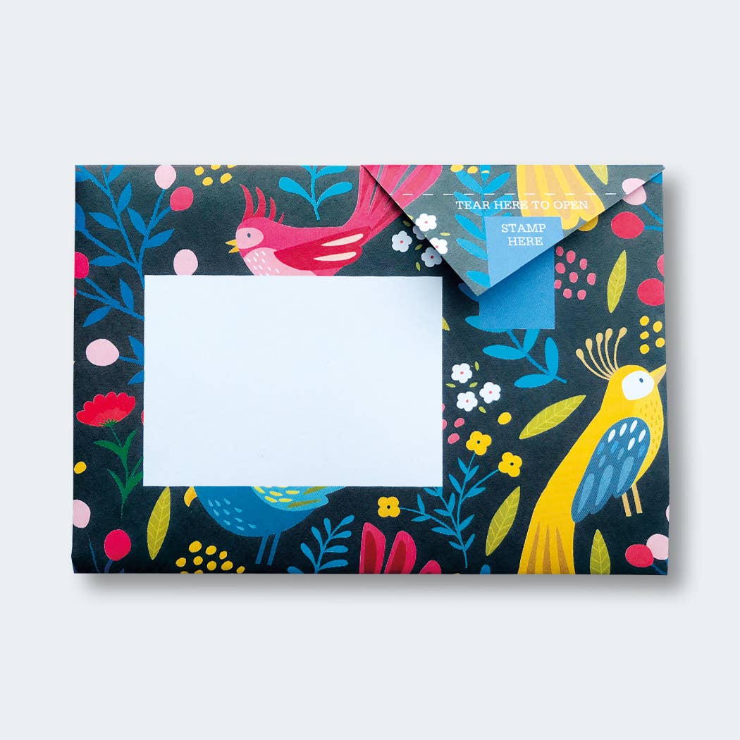 Magical Menagerie Pigeon Folding Letter Set, pack of 6