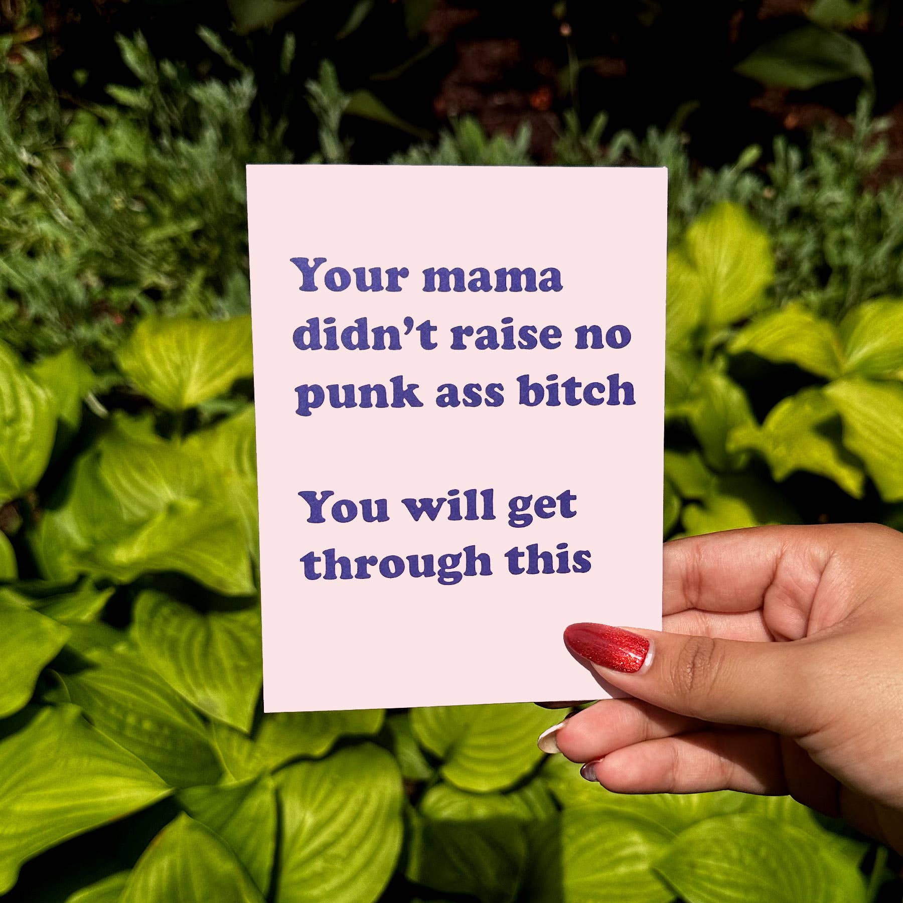 Punk Ass Bitch Card
