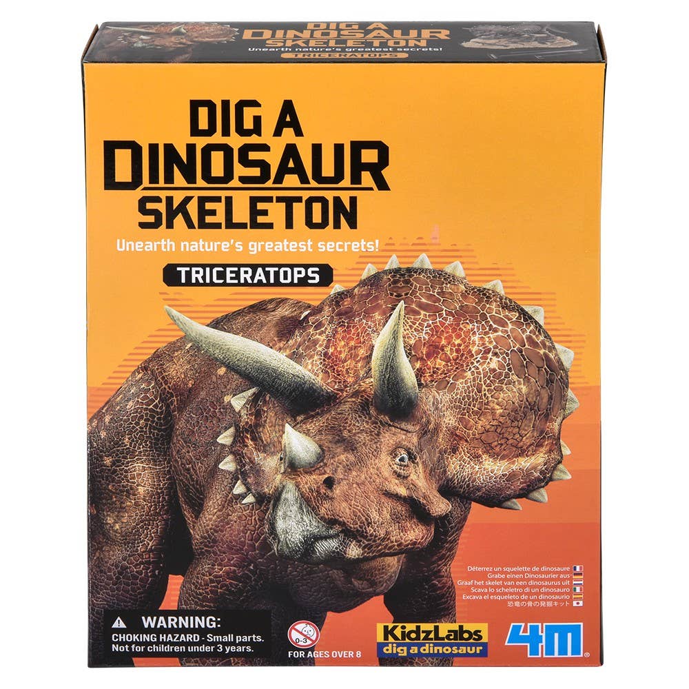 Dig A Dinosaur Skeleton/Triceratops Kit