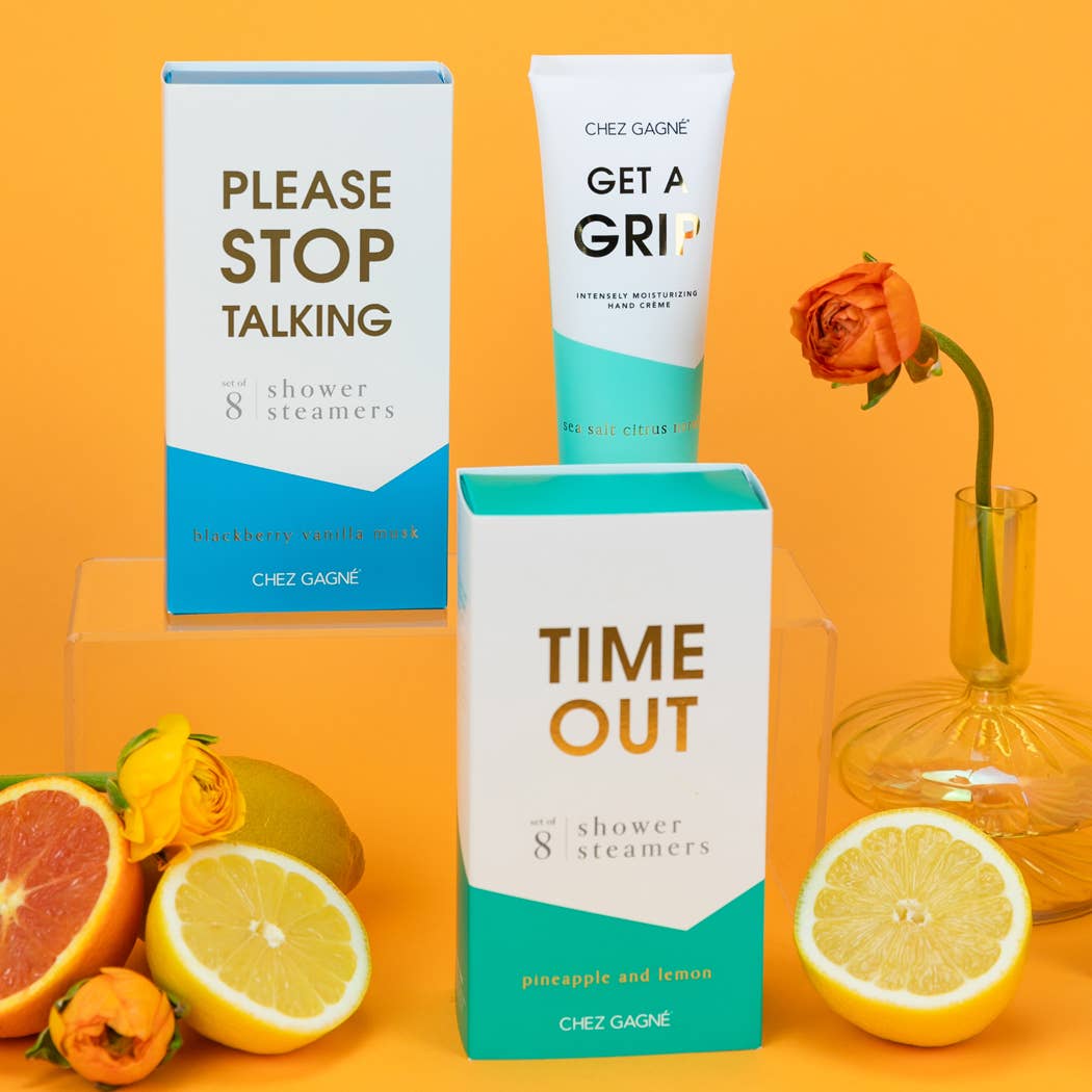 Please Stop Talking Shower Steamers