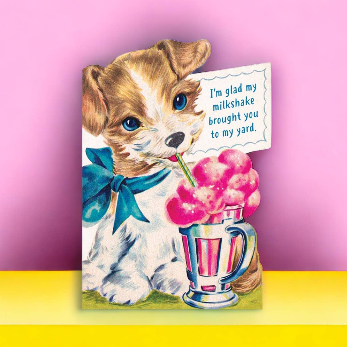 Milkshake Valentine Card