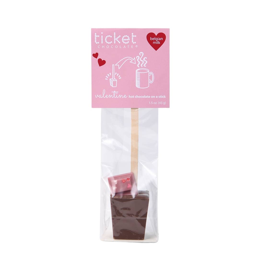 Valentine's Hot Chocolate on a Stick