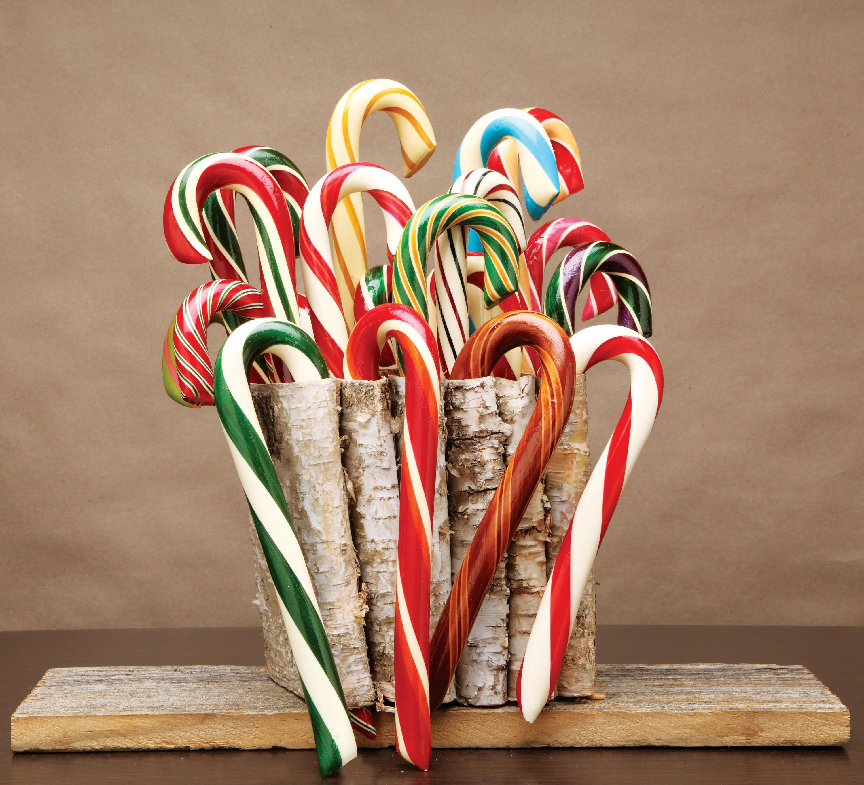 Cherry Organic Hand-Spun Jumbo Candy Cane