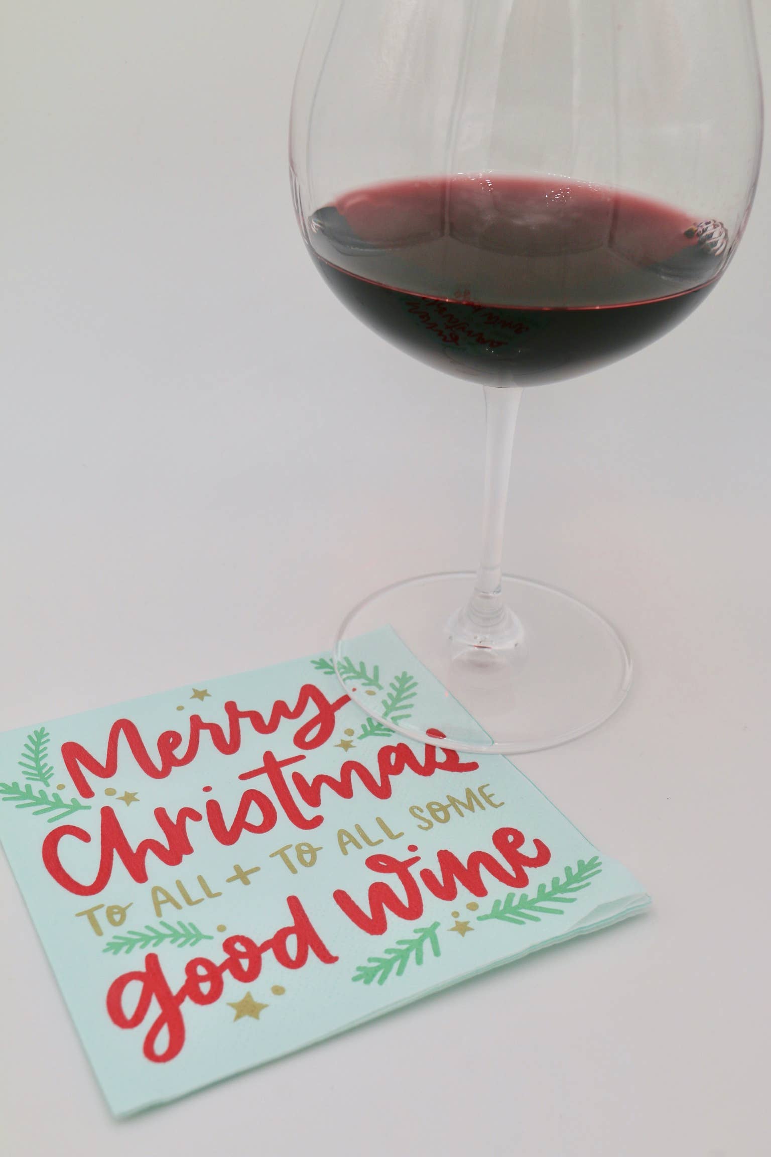 To All Some Good Wine Holiday Cocktail Napkins