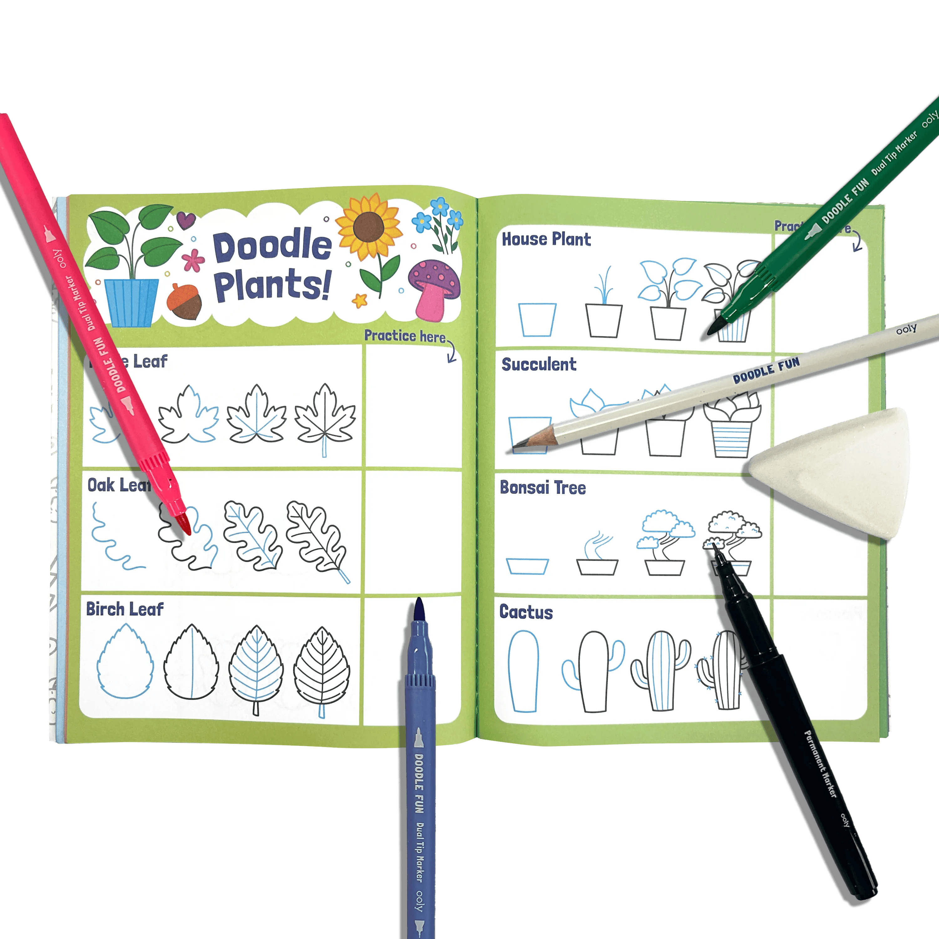 Doodle Fun: Draw & Color Activity Kit (17 PC Set)