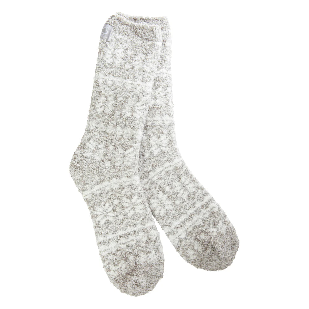 Holiday Fair Isle Confetti Silver World's Softest Sock (Copy)